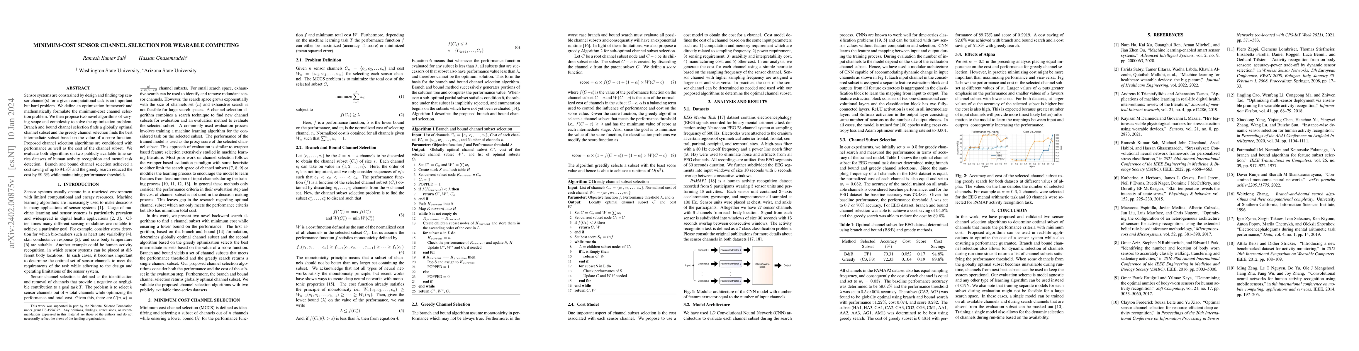 Thumbnail for Minimum-Cost Sensor Channel Selection For Wearable Computing