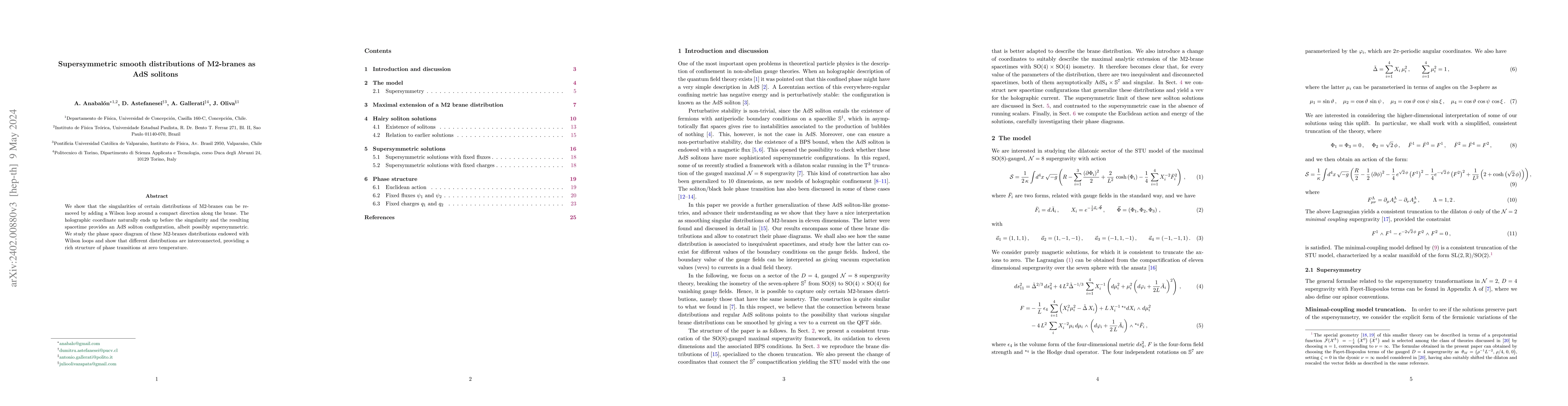 Thumbnail for Supersymmetric smooth distributions of M2-branes as AdS solitons