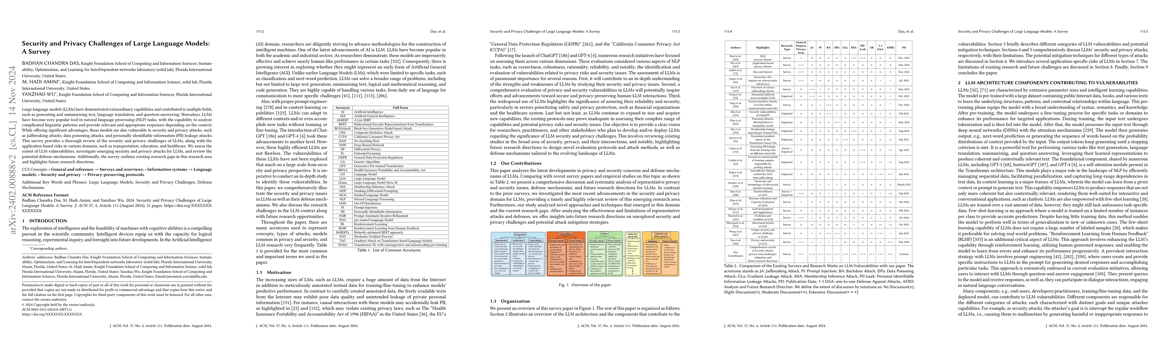 Thumbnail for Security and Privacy Challenges of Large Language Models: A Survey