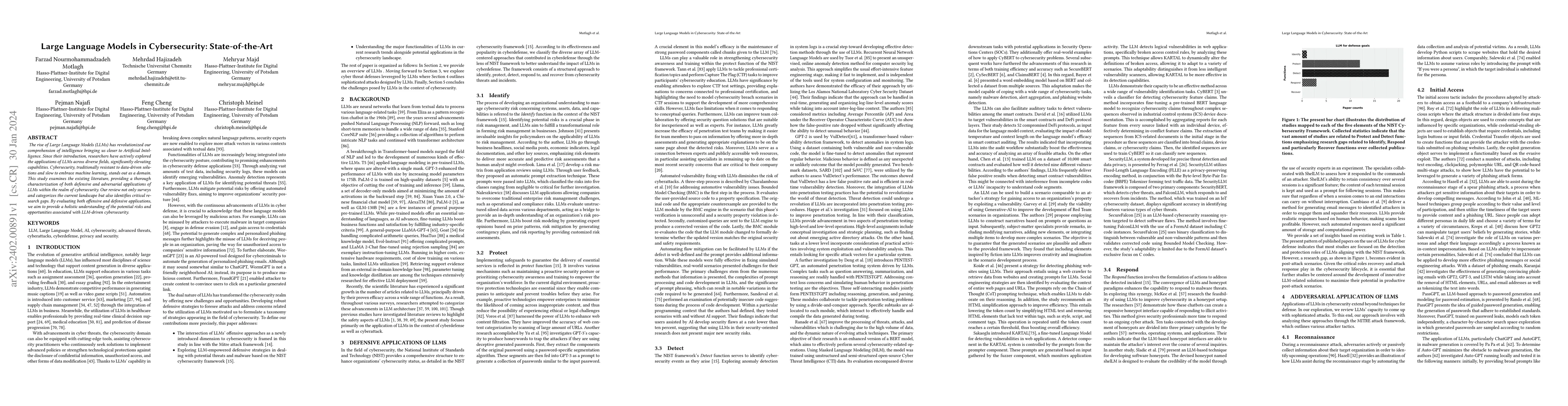 Thumbnail for Large Language Models in Cybersecurity: State-of-the-Art