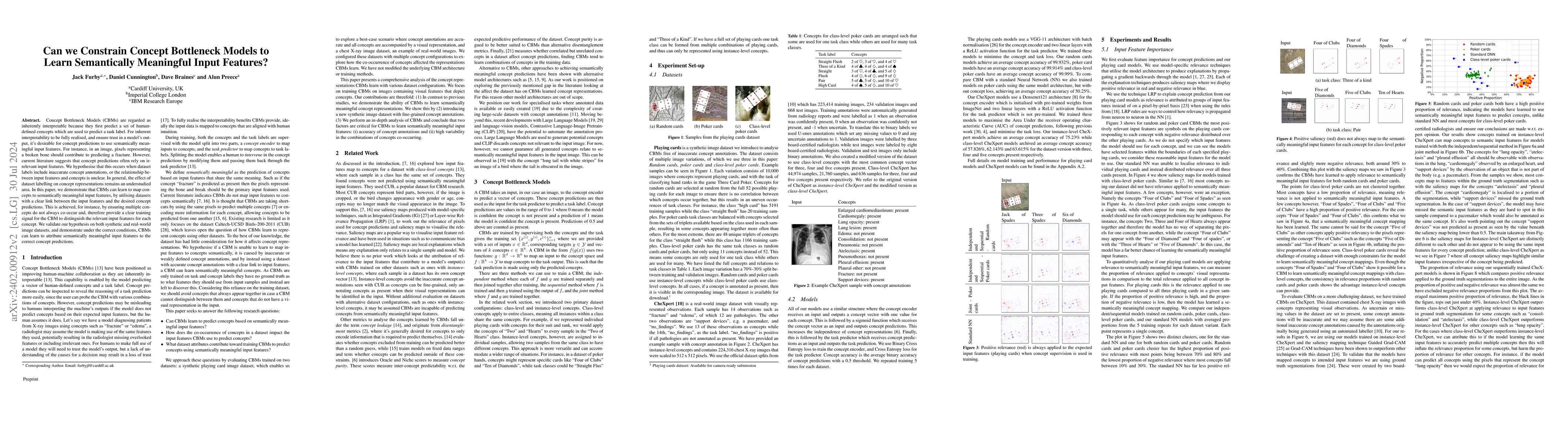 Thumbnail for Can we Constrain Concept Bottleneck Models to Learn Semantically
  Meaningful Input Features?