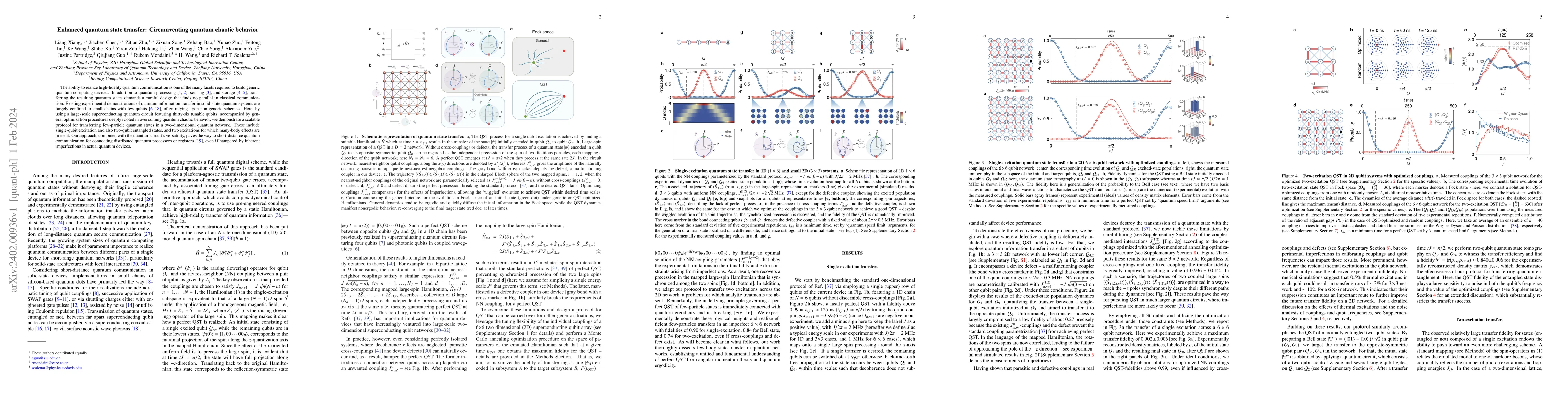Thumbnail for Enhanced quantum state transfer: Circumventing quantum chaotic behavior
