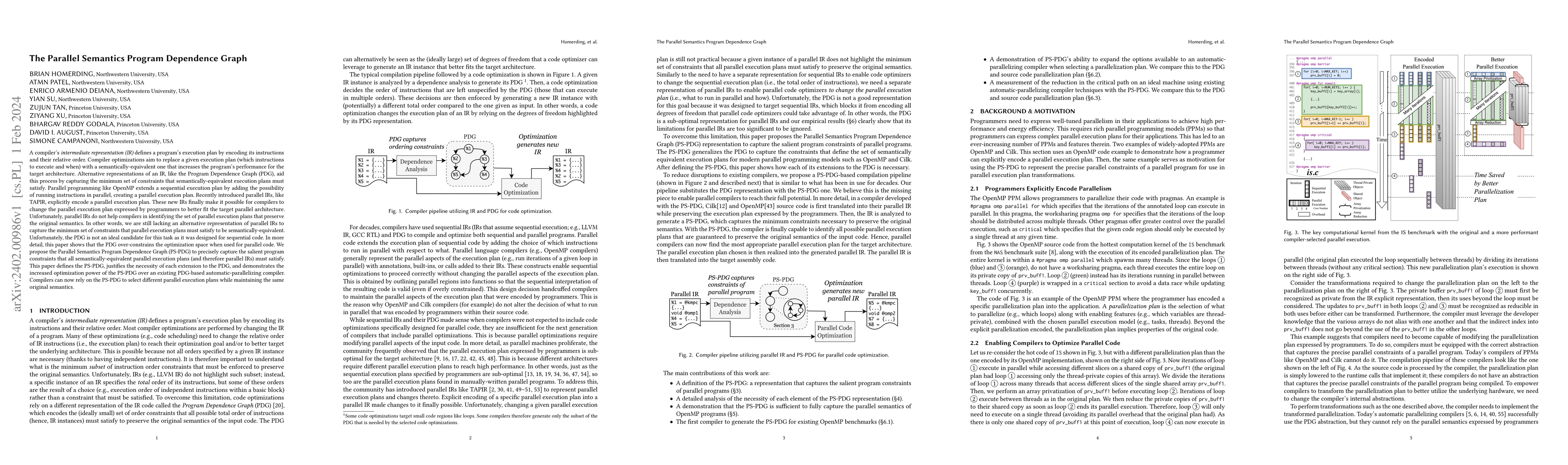 Thumbnail for The Parallel Semantics Program Dependence Graph