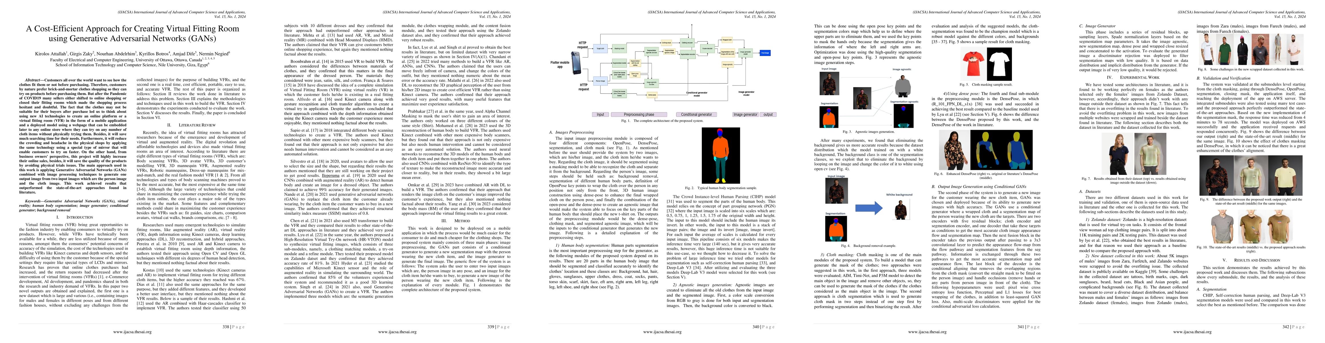 Thumbnail for A Cost-Efficient Approach for Creating Virtual Fitting Room using
  Generative Adversarial Networks (GANs)