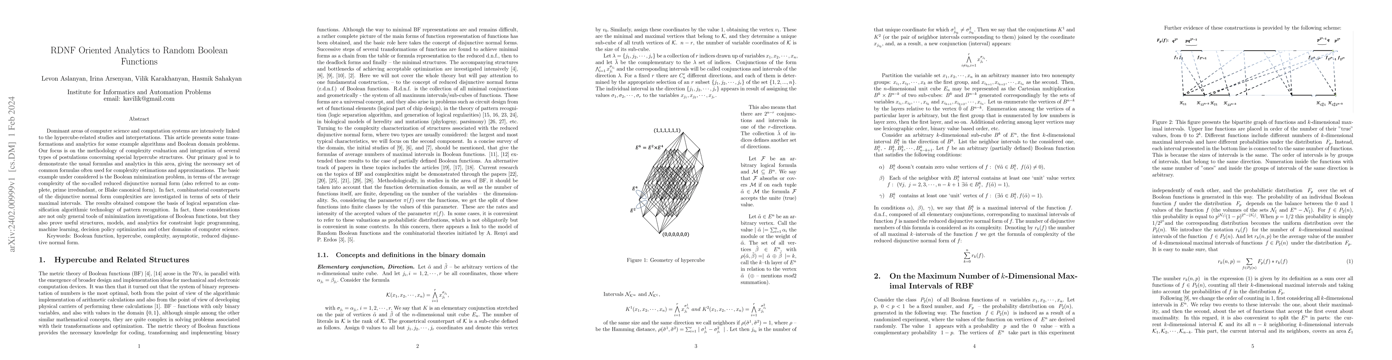 Thumbnail for RDNF Oriented Analytics to Random Boolean Functions
