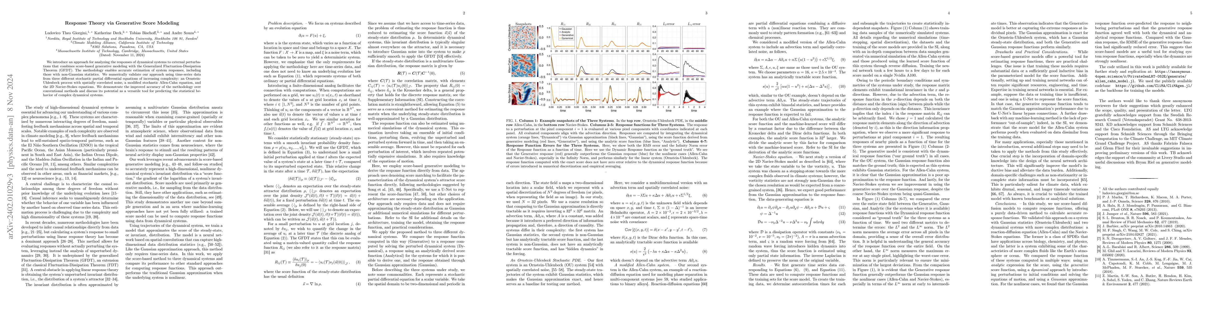 Thumbnail for Response Theory via Generative Score Modeling