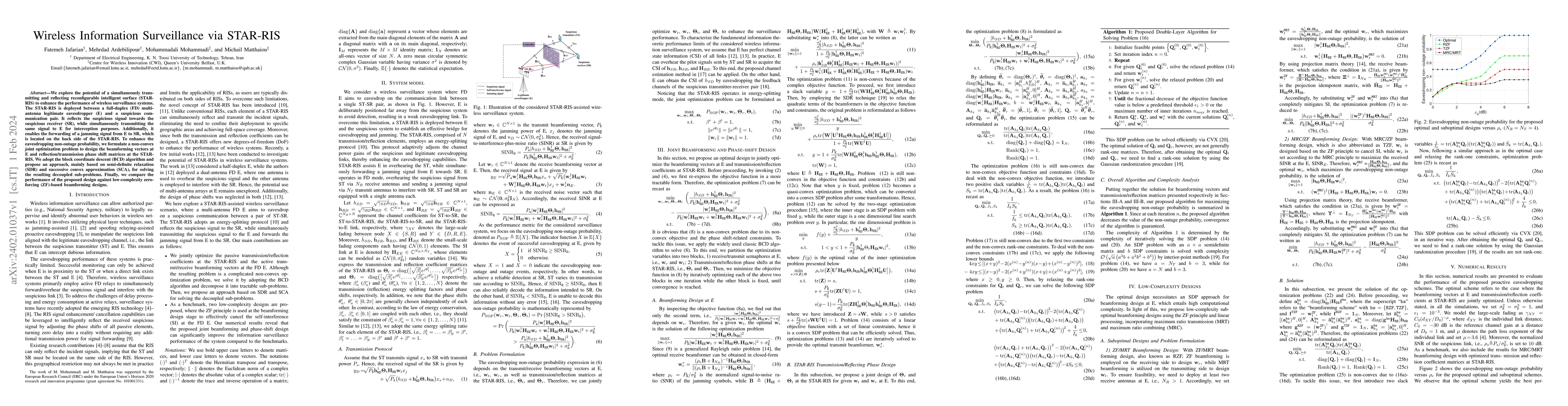 Thumbnail for Wireless Information Surveillance via STAR-RIS