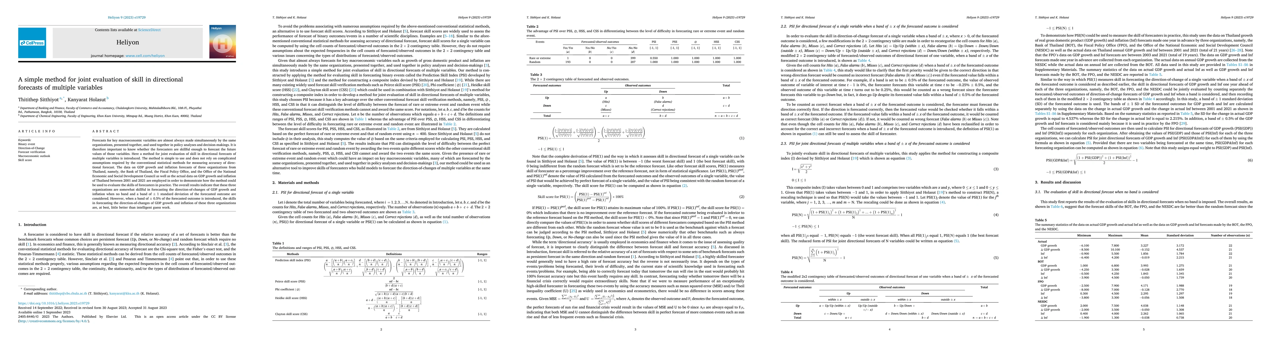 Thumbnail for A simple method for joint evaluation of skill in directional forecasts
  of multiple variables