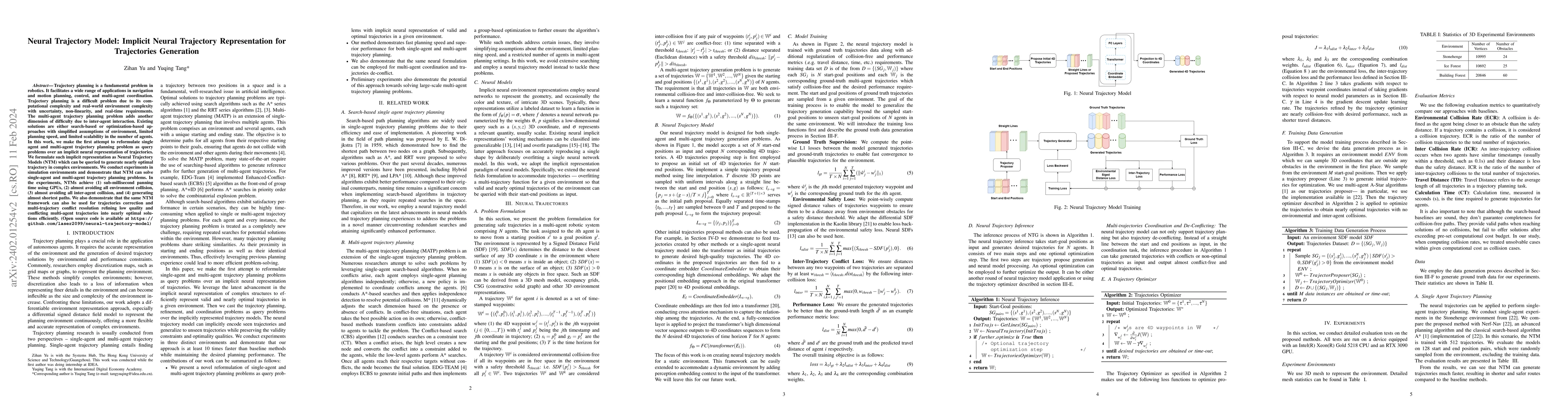 Thumbnail for Neural Trajectory Model: Implicit Neural Trajectory Representation for
  Trajectories Generation