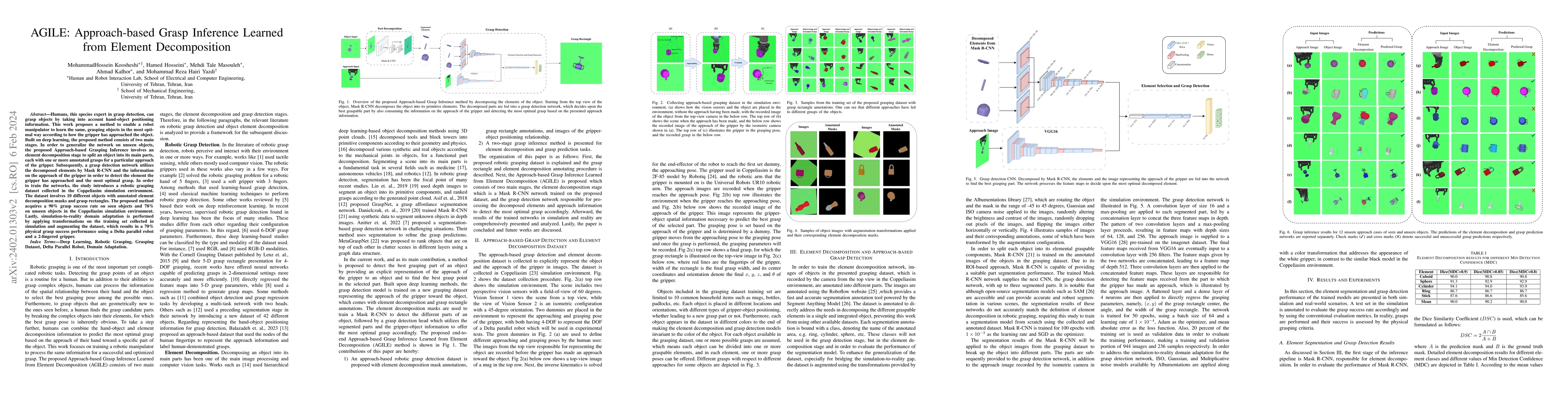 Thumbnail for AGILE: Approach-based Grasp Inference Learned from Element Decomposition