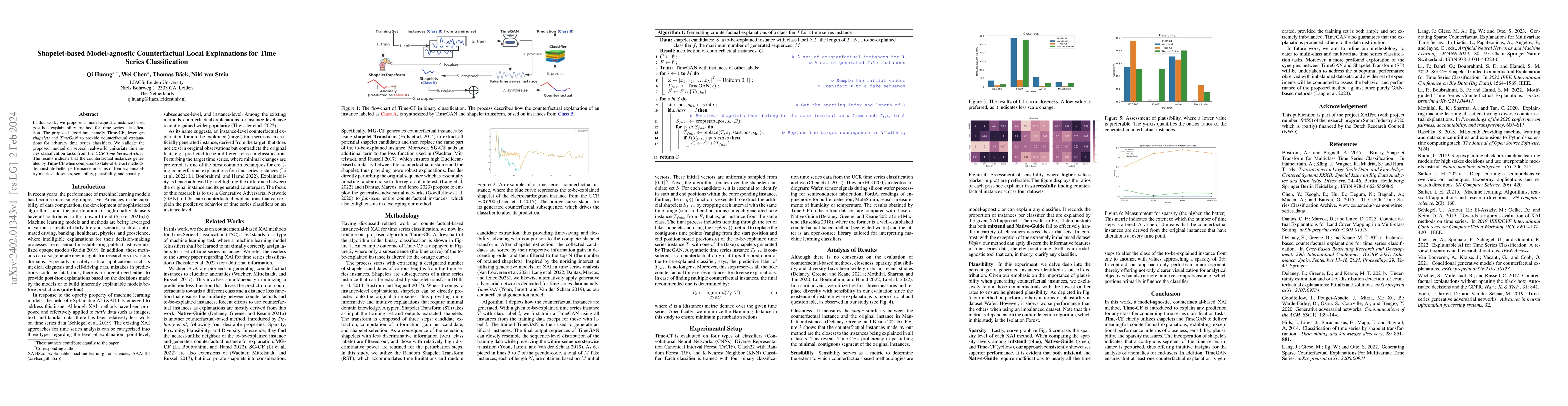 Thumbnail for Shapelet-based Model-agnostic Counterfactual Local Explanations for Time
  Series Classification