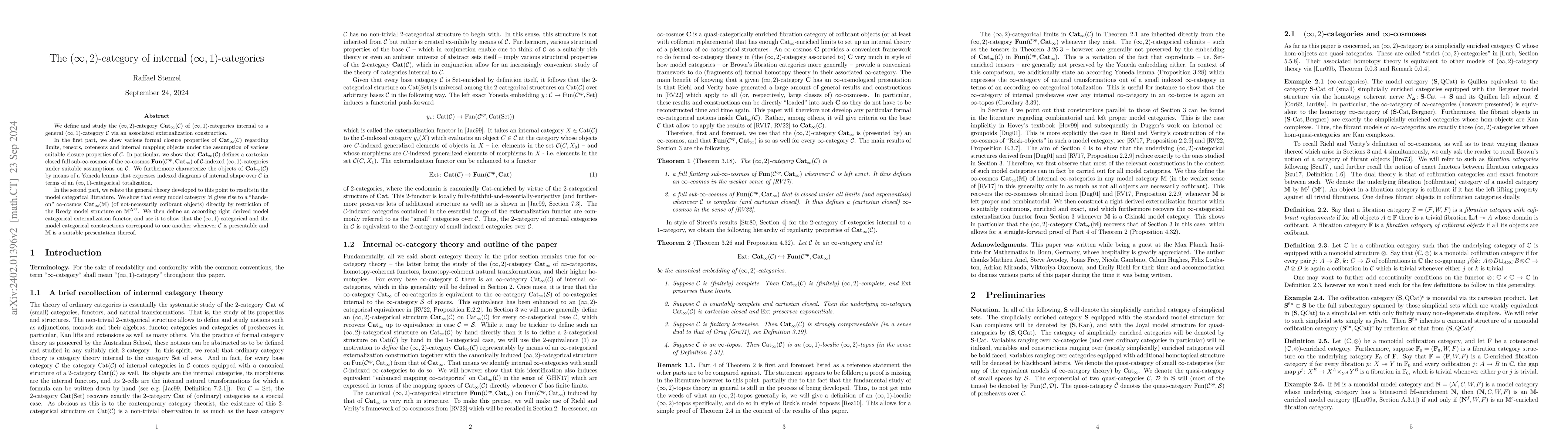 Thumbnail for The $(\infty,2)$-category of internal $(\infty,1)$-categories