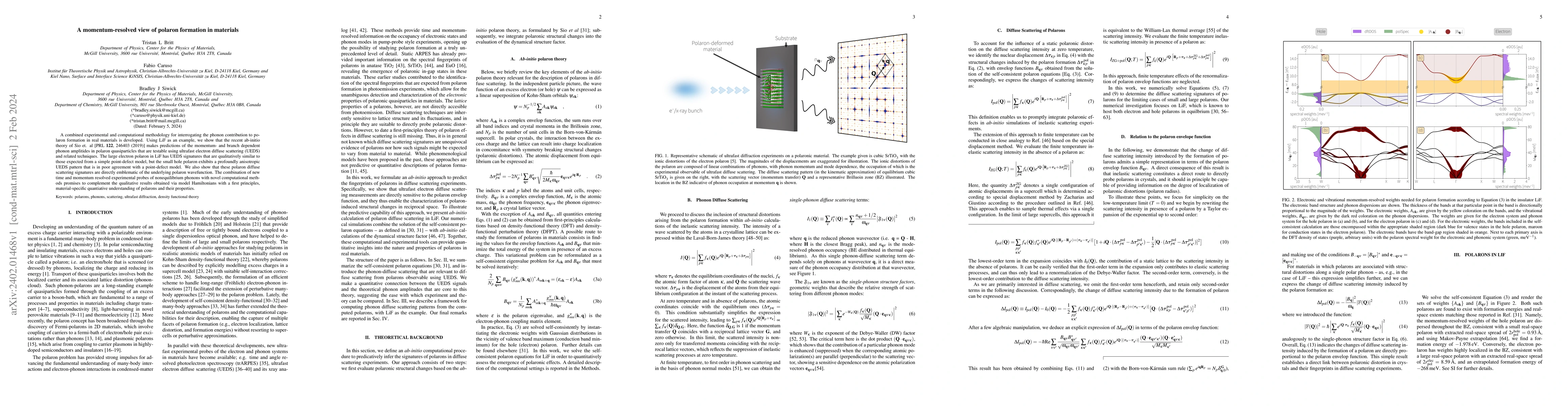 Thumbnail for A momentum-resolved view of polaron formation in materials