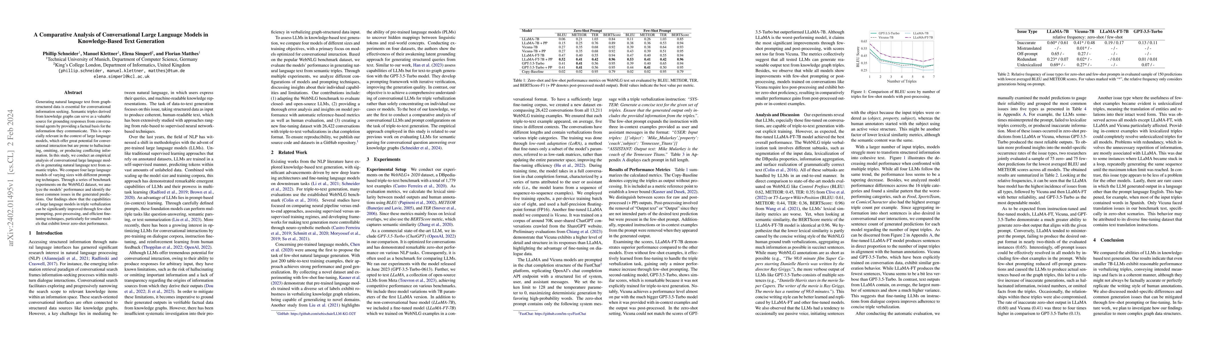 Thumbnail for A Comparative Analysis of Conversational Large Language Models in
  Knowledge-Based Text Generation