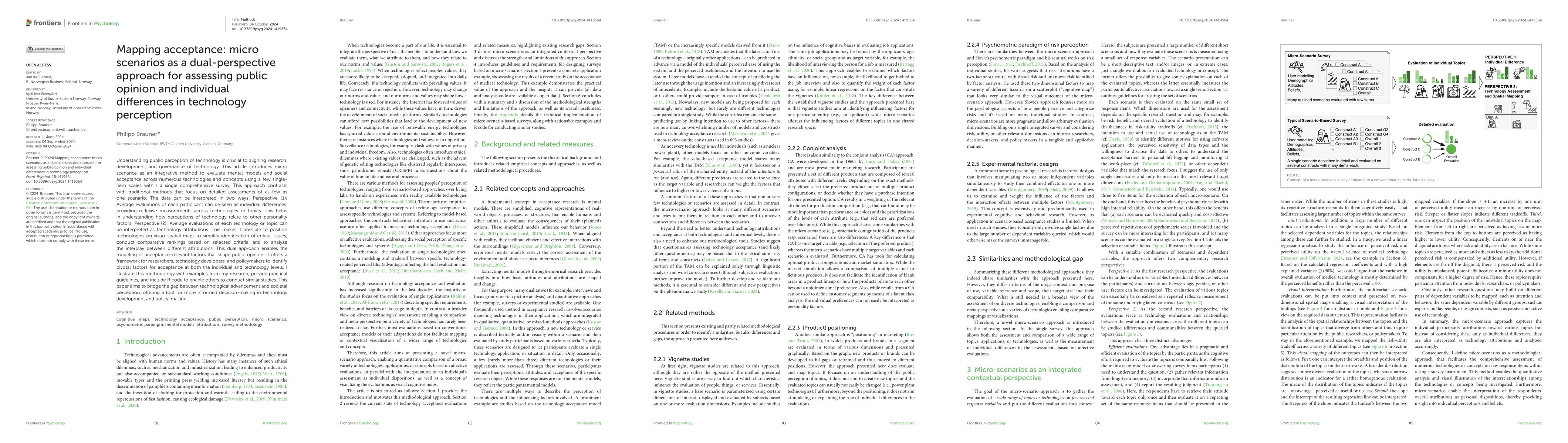 Thumbnail for Mapping Acceptance: Assessing Emerging Technologies and Concepts through
  Micro Scenarios