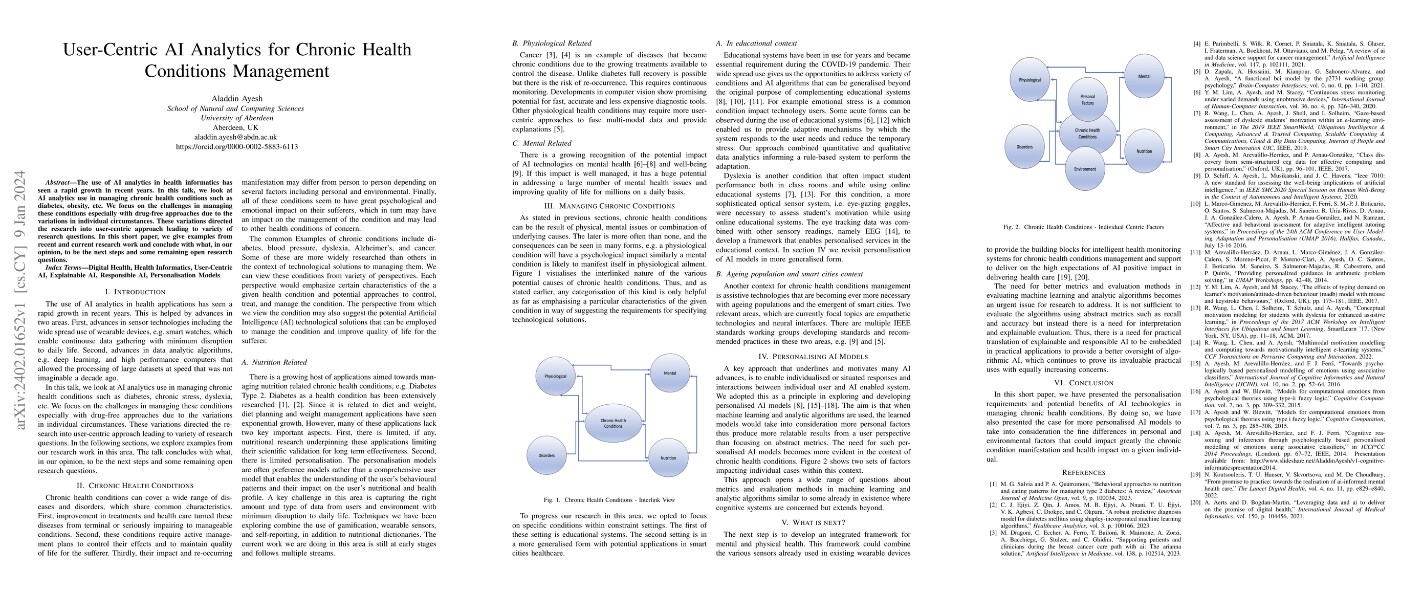 Thumbnail for User-Centric AI Analytics for Chronic Health Conditions Management