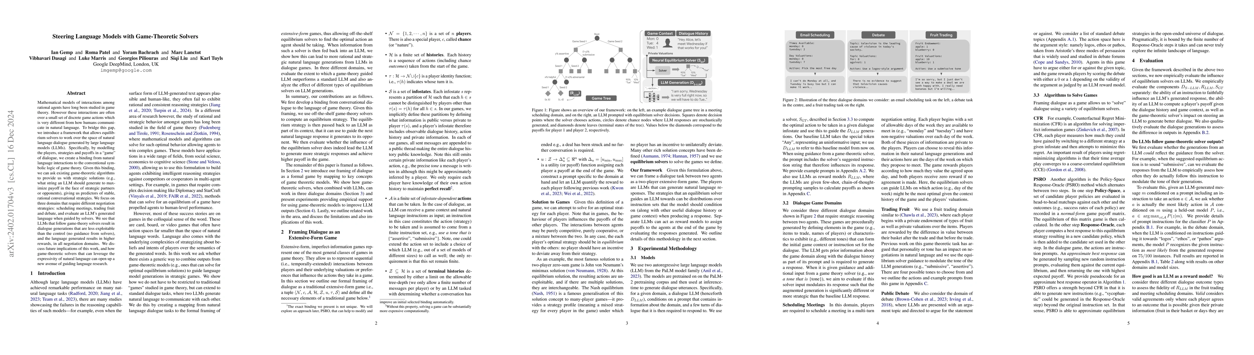 Thumbnail for States as Strings as Strategies: Steering Language Models with
  Game-Theoretic Solvers