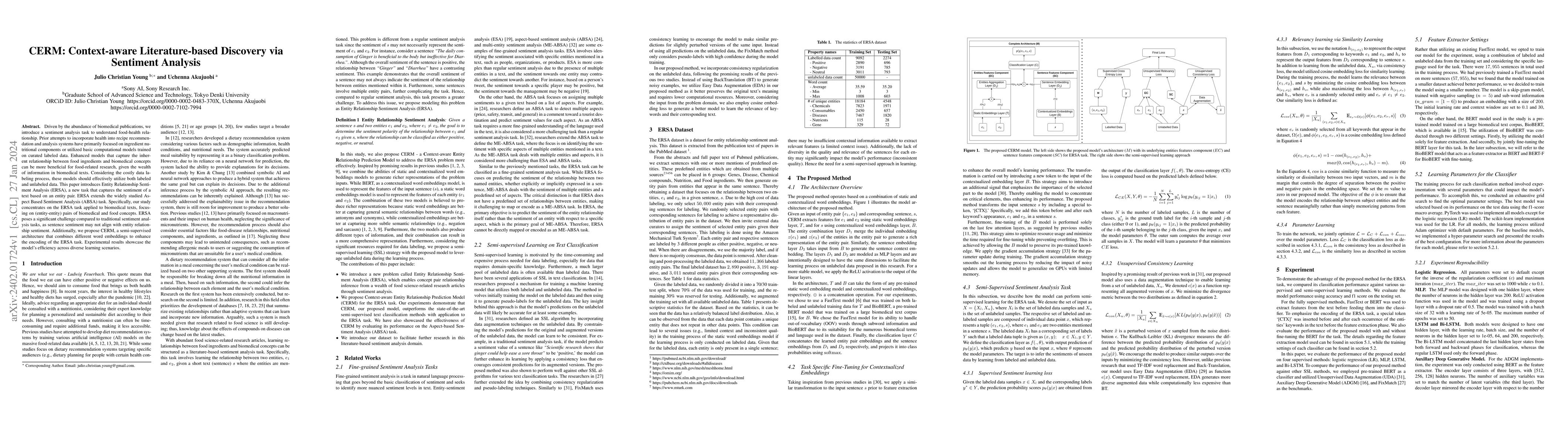 Thumbnail for CERM: Context-aware Literature-based Discovery via Sentiment Analysis
