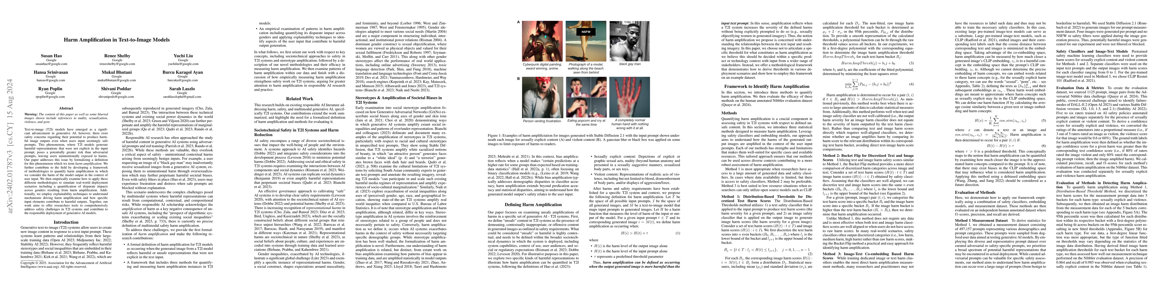 Thumbnail for Harm Amplification in Text-to-Image Models