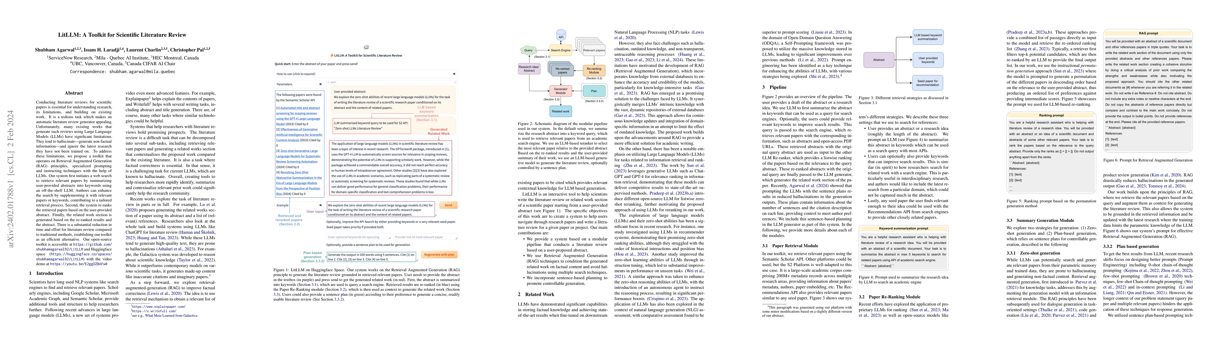 Thumbnail for LitLLM: A Toolkit for Scientific Literature Review