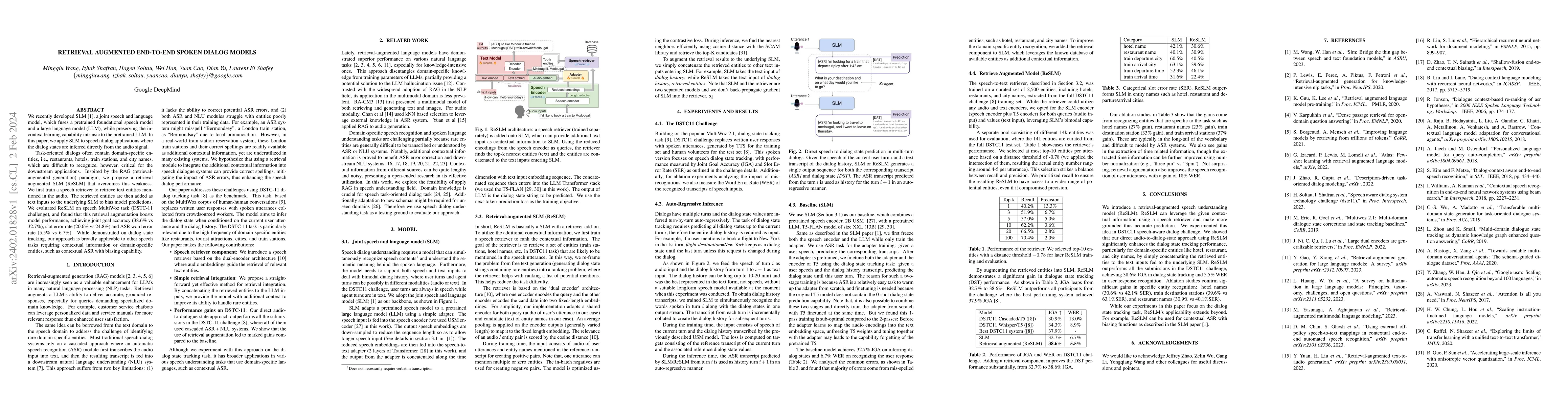 Thumbnail for Retrieval Augmented End-to-End Spoken Dialog Models