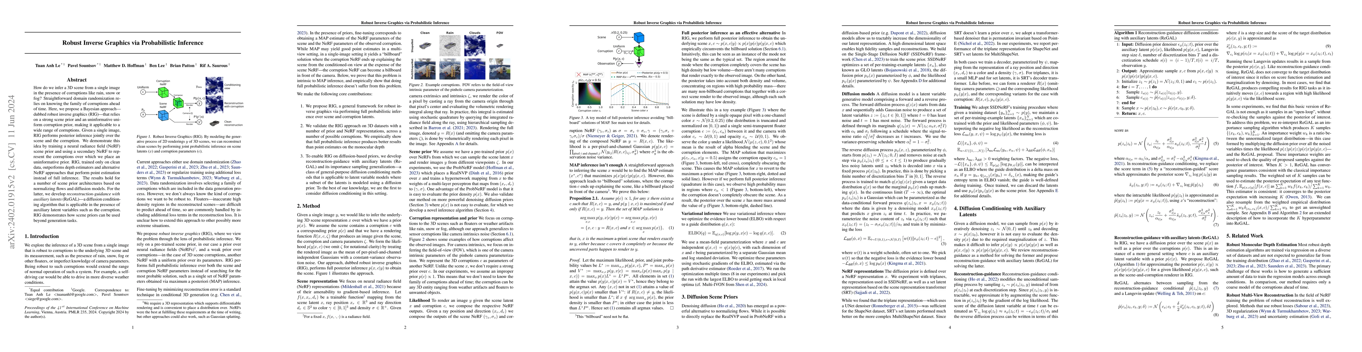 Thumbnail for Robust Inverse Graphics via Probabilistic Inference