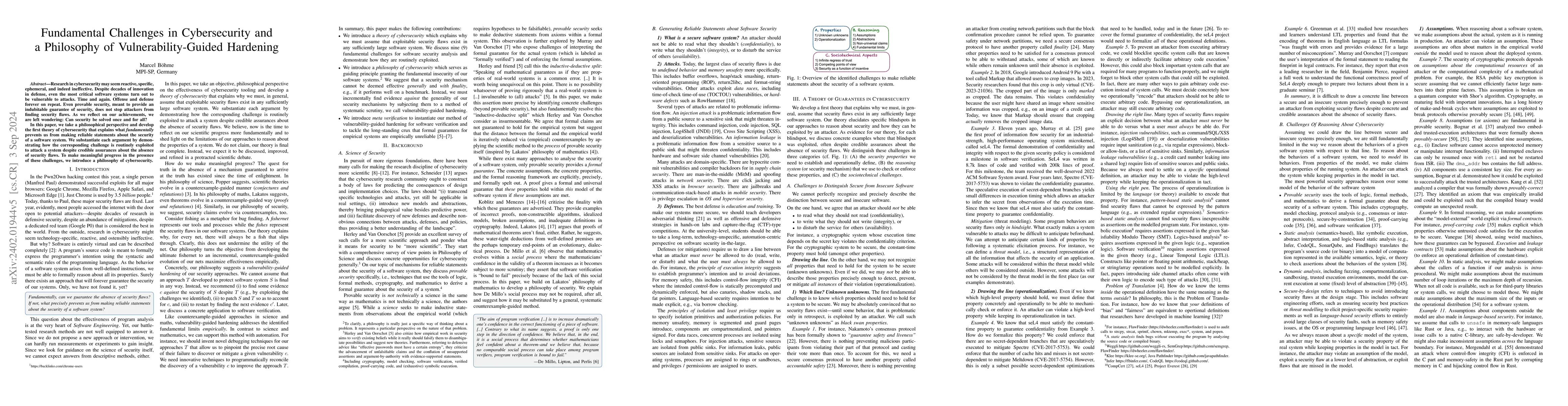 Thumbnail for Guarantees in Security: A Philosophical Perspective