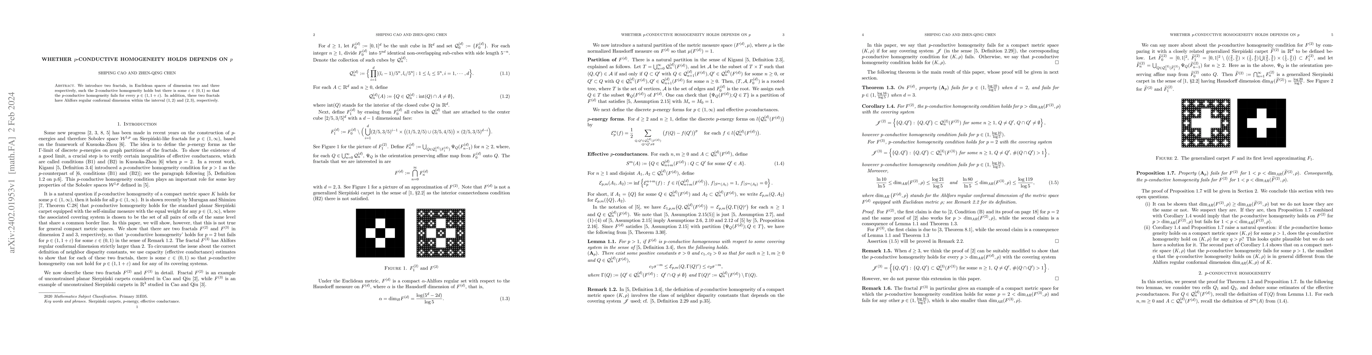 Thumbnail for Whether $p$-conductive homogeneity holds depends on $p$