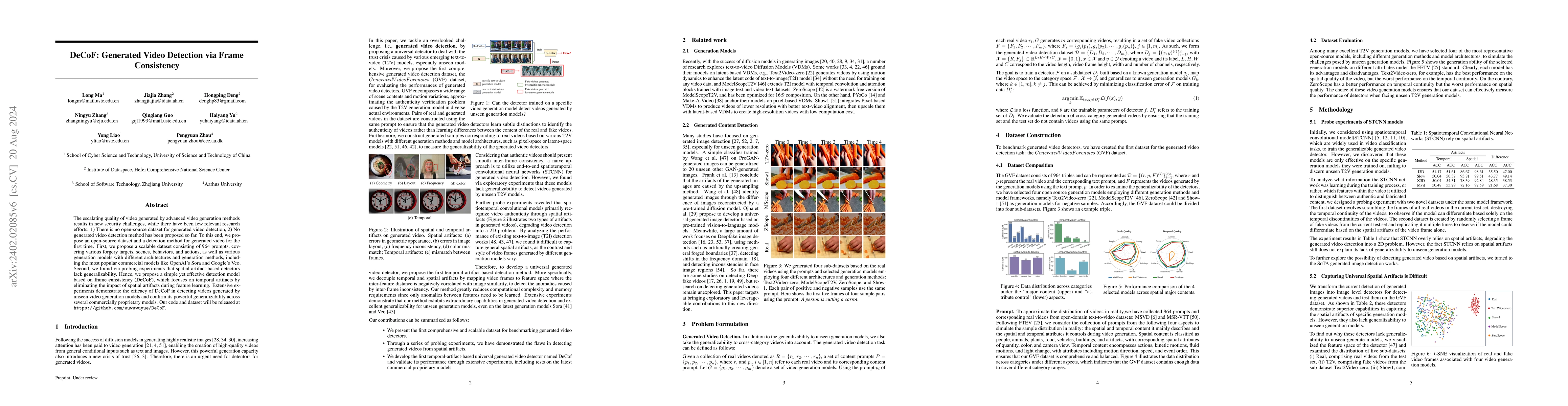 Thumbnail for DeCoF: Generated Video Detection via Frame Consistency: The First
  Benchmark Dataset