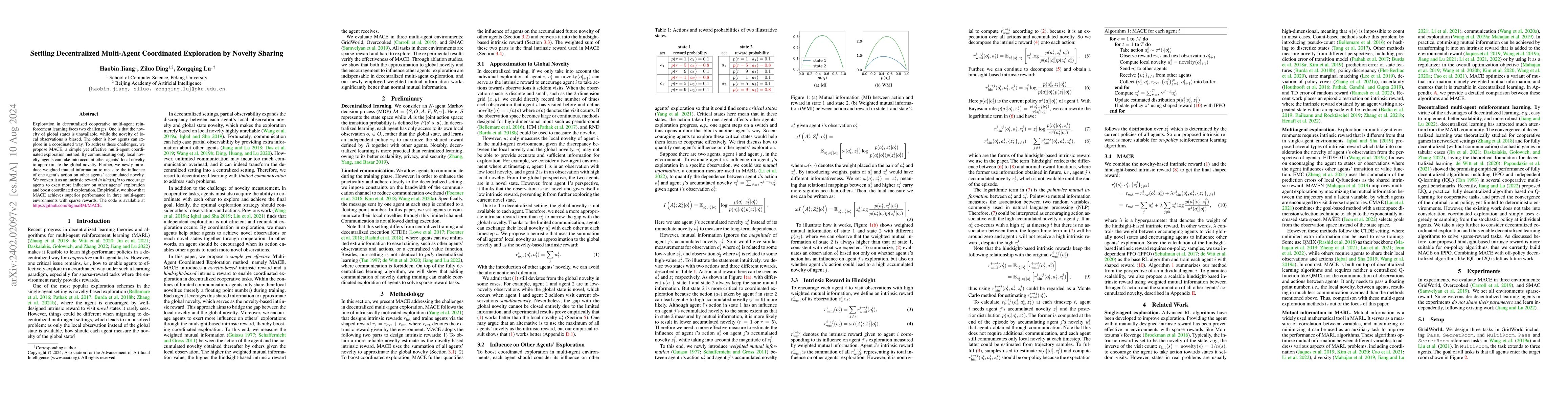 Thumbnail for Settling Decentralized Multi-Agent Coordinated Exploration by Novelty
  Sharing