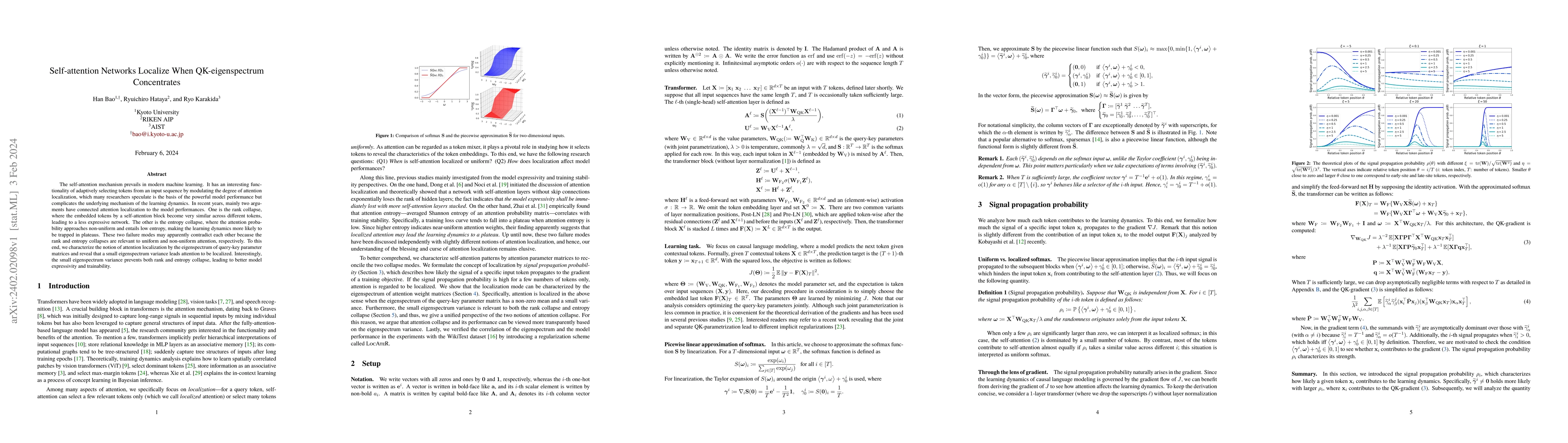 Thumbnail for Self-attention Networks Localize When QK-eigenspectrum Concentrates