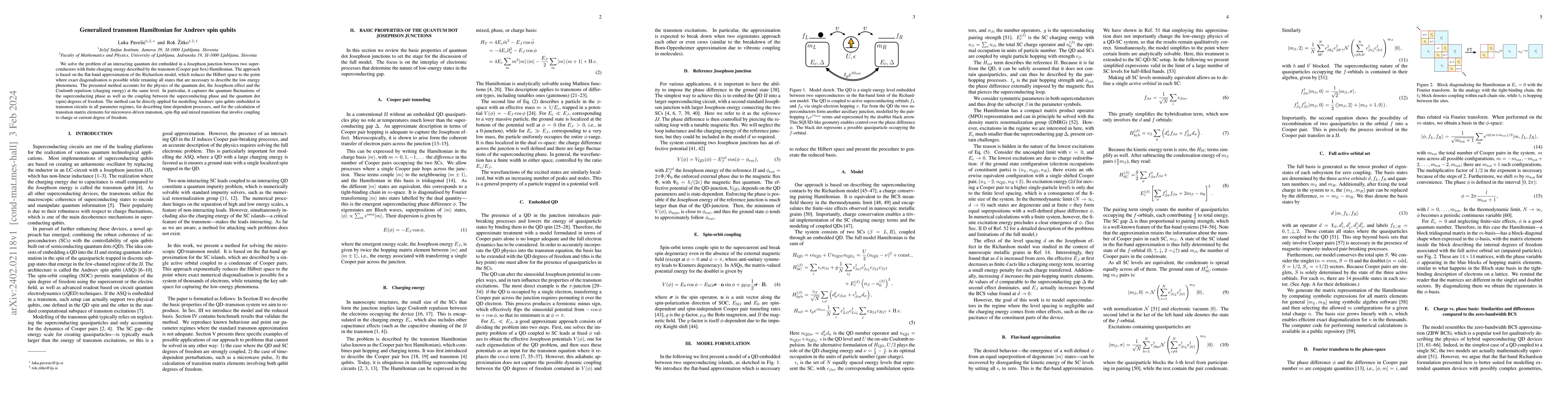 Thumbnail for Generalized transmon Hamiltonian for Andreev spin qubits