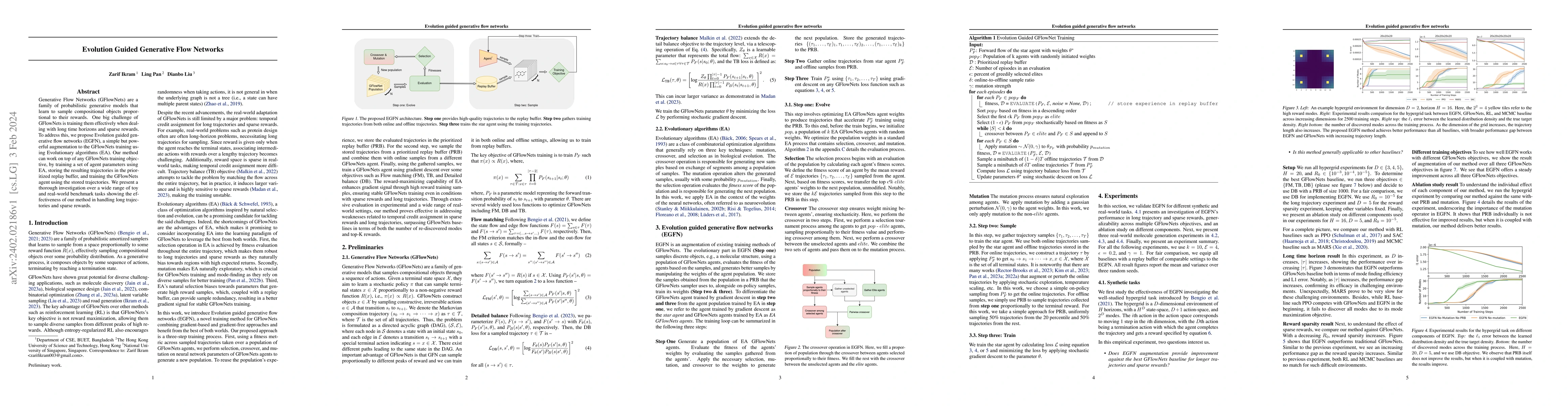 Thumbnail for Evolution Guided Generative Flow Networks