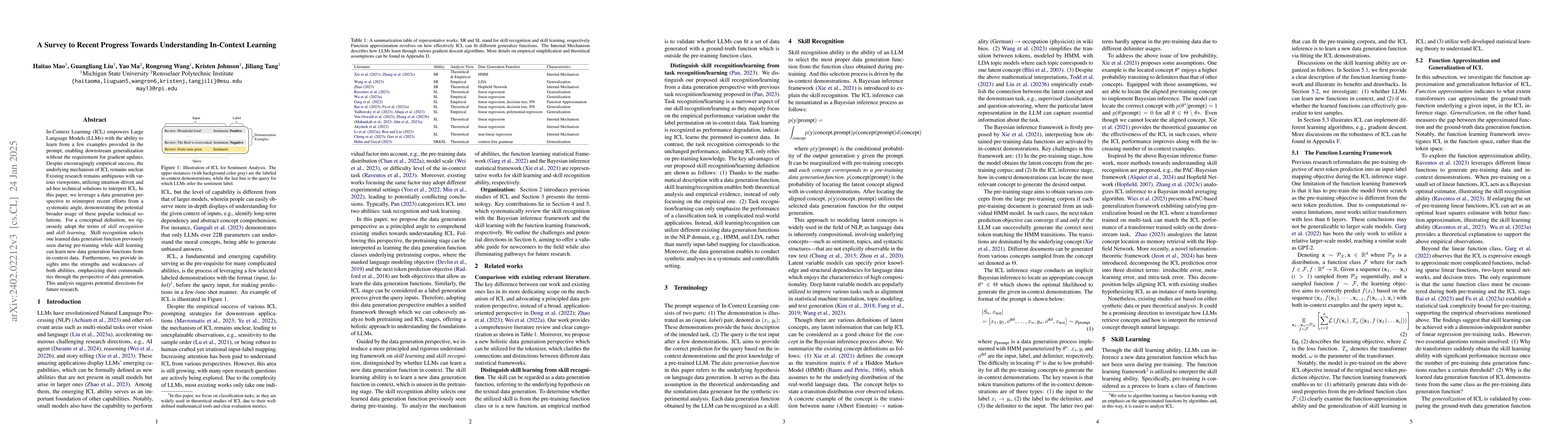 Thumbnail for A Data Generation Perspective to the Mechanism of In-Context Learning