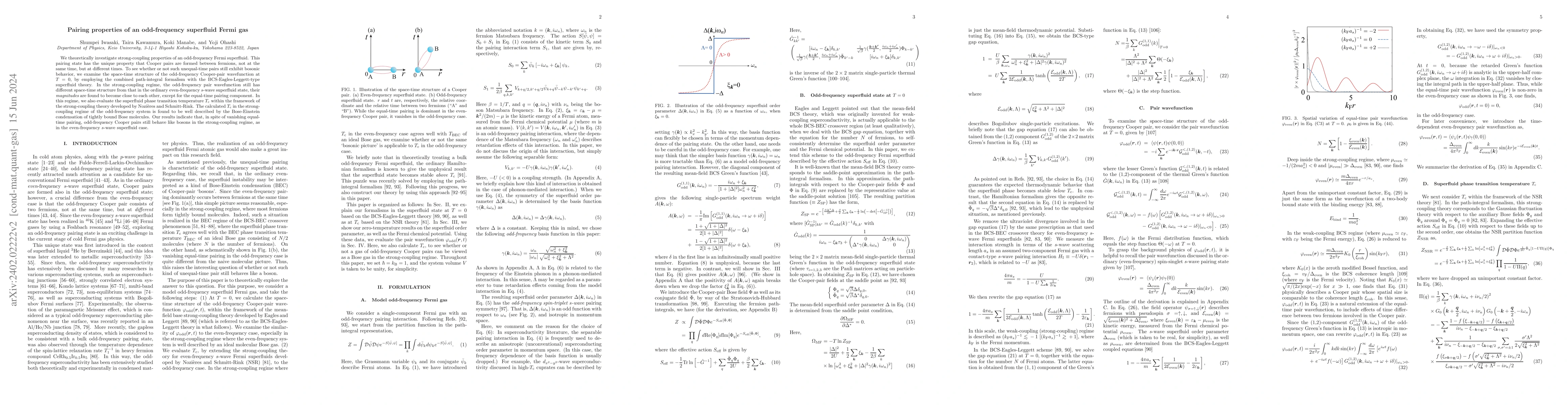 Thumbnail for Pairing properties of an odd-frequency superfluid Fermi gas
