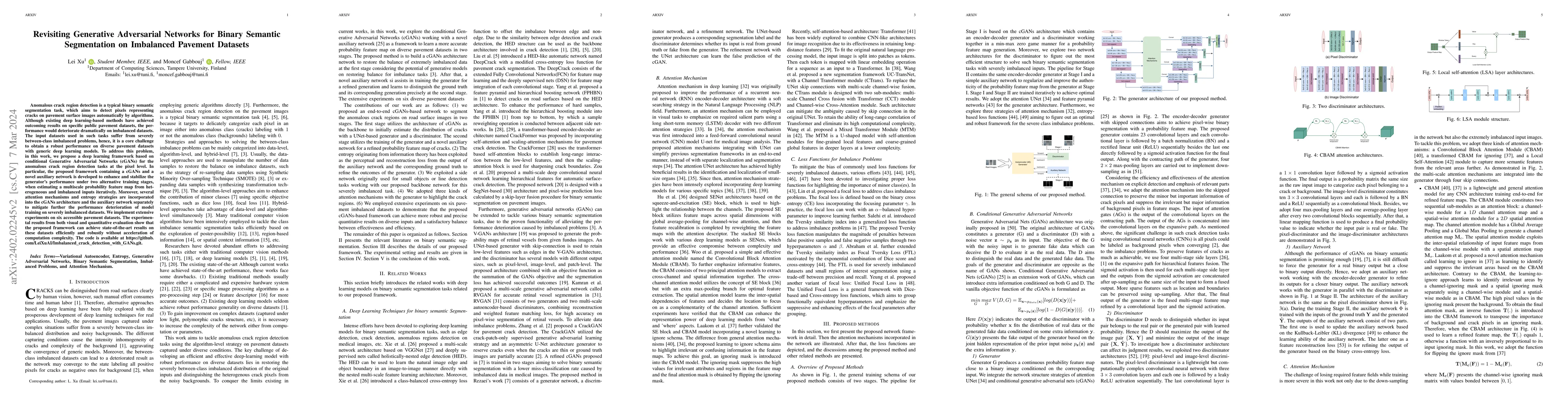 Thumbnail for Revisiting Generative Adversarial Networks for Binary Semantic
  Segmentation on Imbalanced Datasets