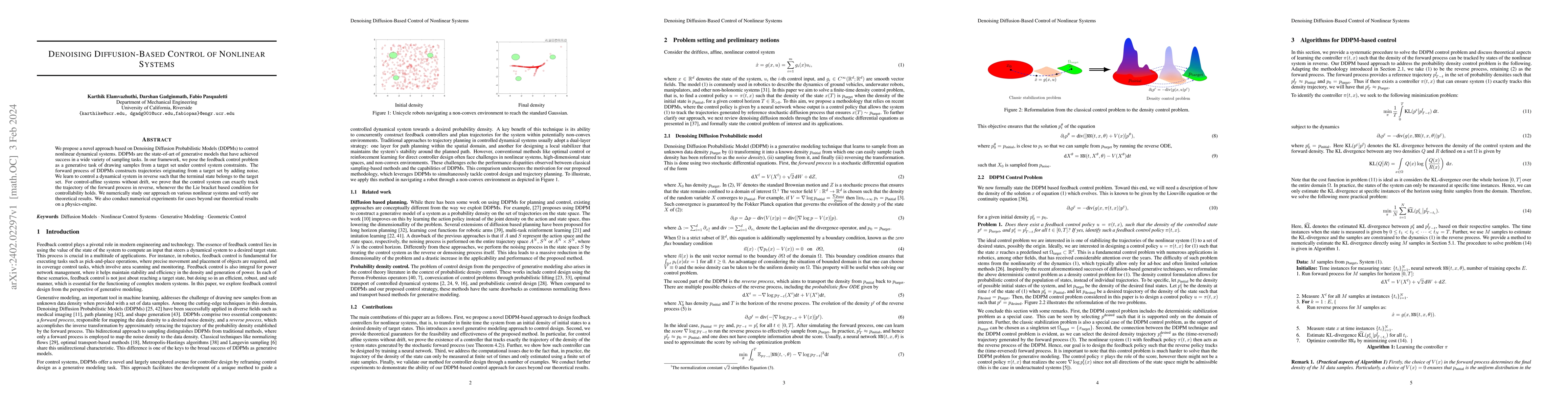 Thumbnail for Denoising Diffusion-Based Control of Nonlinear Systems