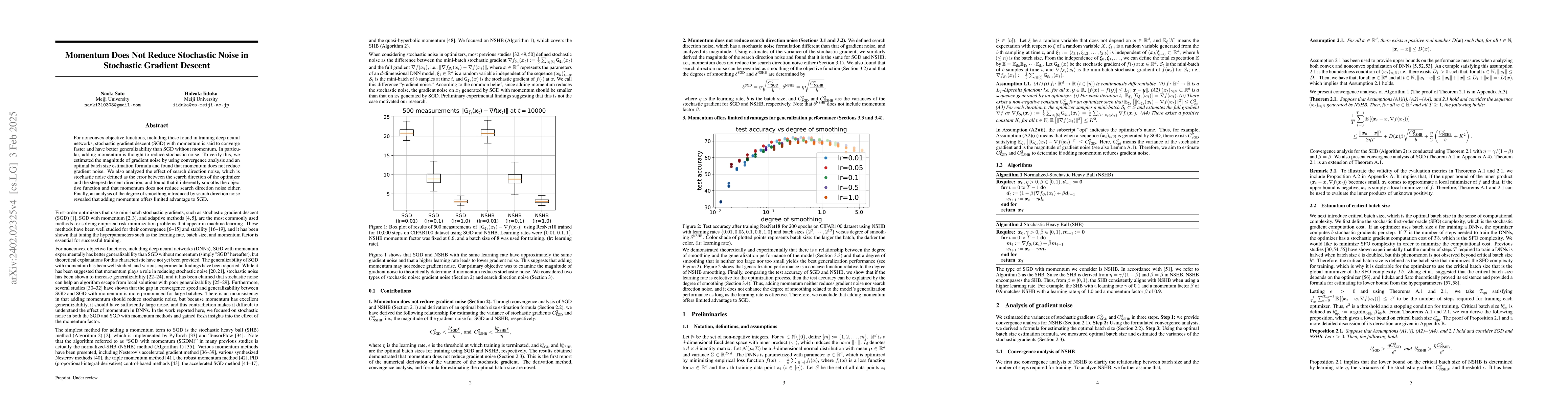 Thumbnail for Role of Momentum in Smoothing Objective Function and Generalizability of
  Deep Neural Networks