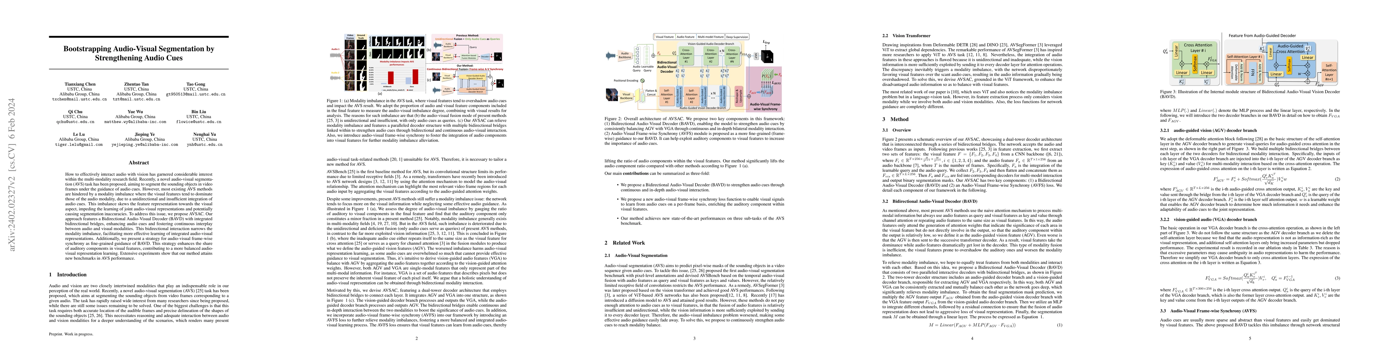 Thumbnail for Bootstrapping Audio-Visual Segmentation by Strengthening Audio Cues