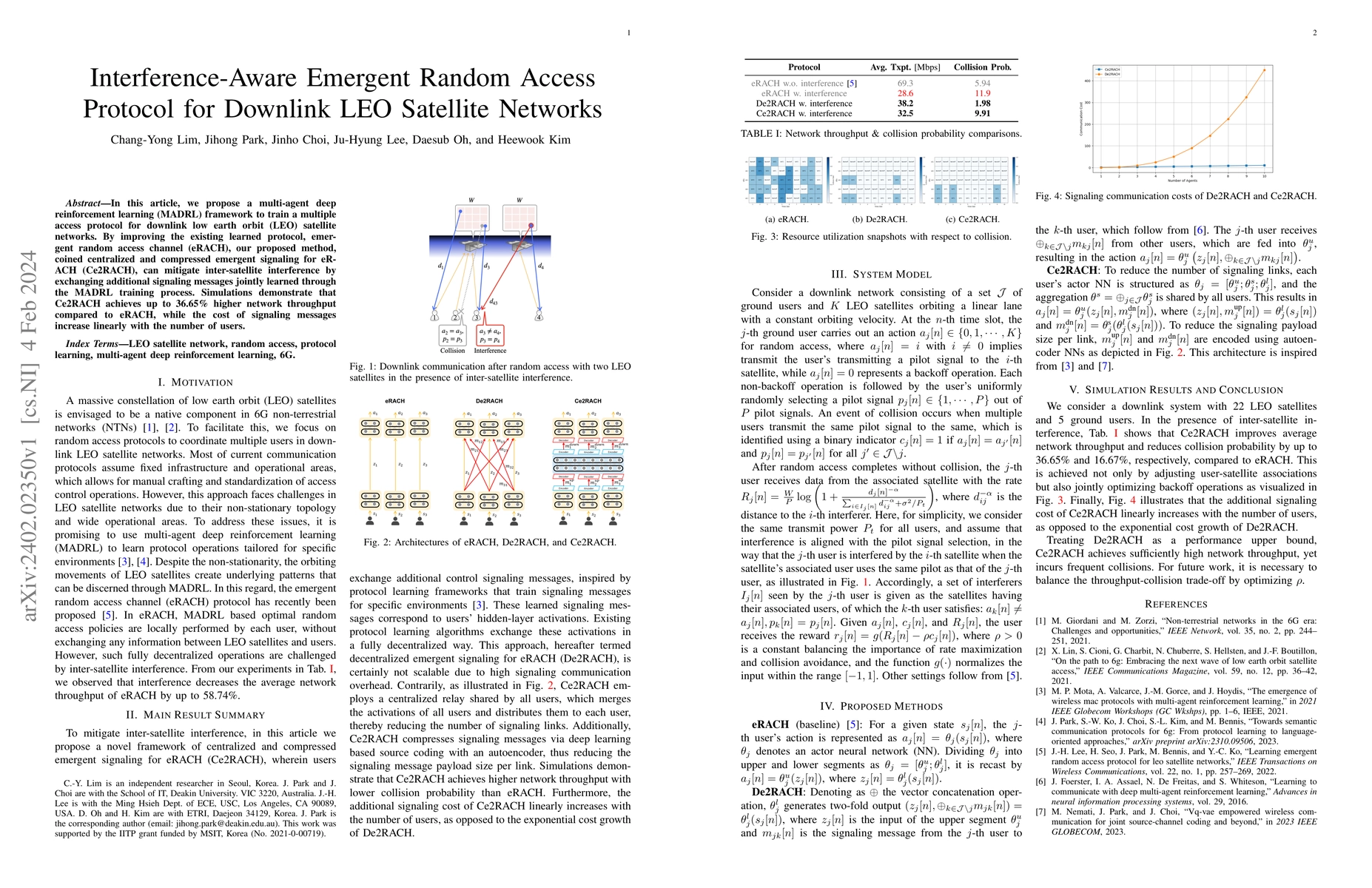 Thumbnail for Interference-Aware Emergent Random Access Protocol for Downlink LEO
  Satellite Networks