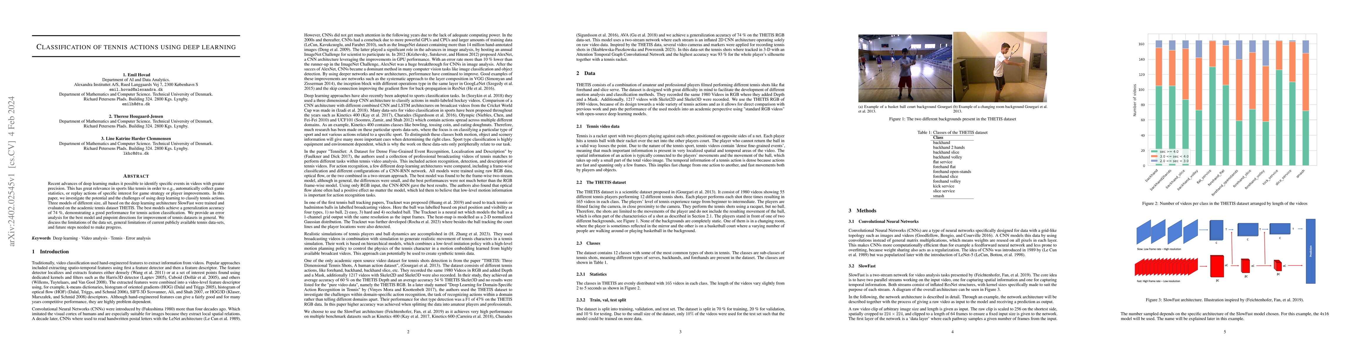 Thumbnail for Classification of Tennis Actions Using Deep Learning