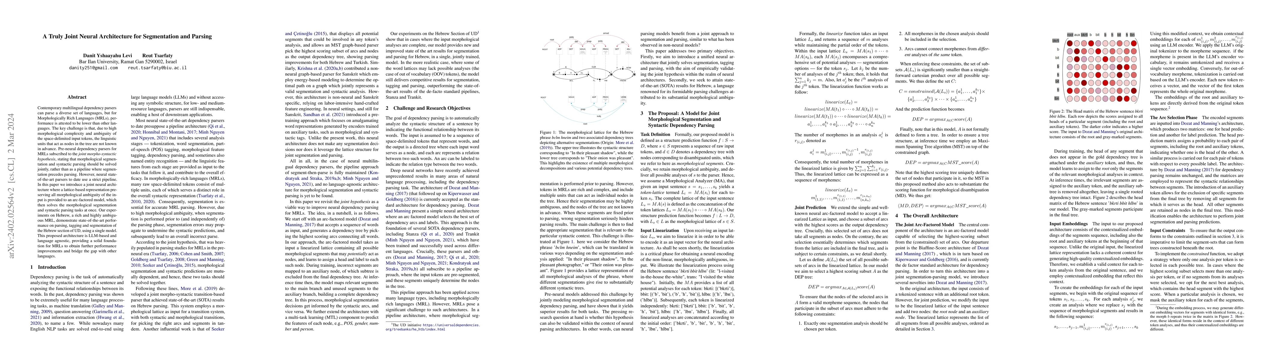 Thumbnail for A Truly Joint Neural Architecture for Segmentation and Parsing