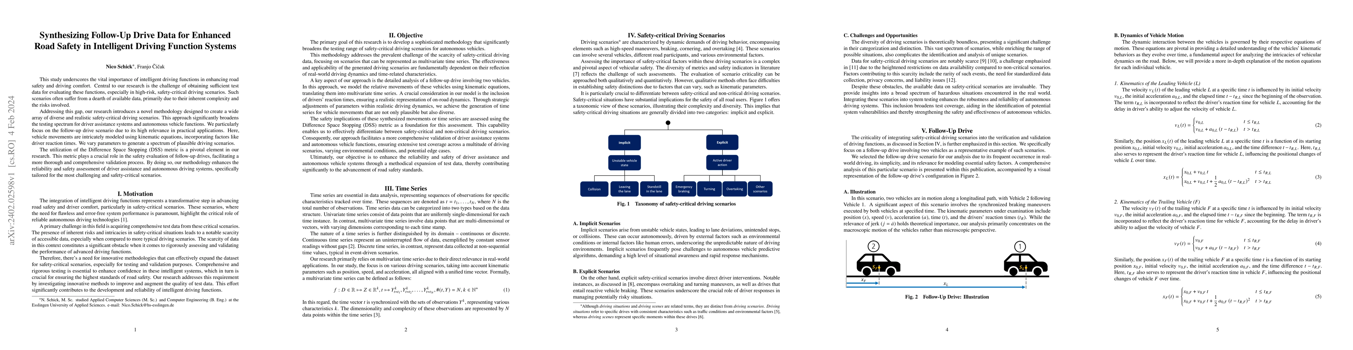 Thumbnail for Synthesizing Follow-Up Drive Data for Enhanced Road Safety in
  Intelligent Driving Function Systems