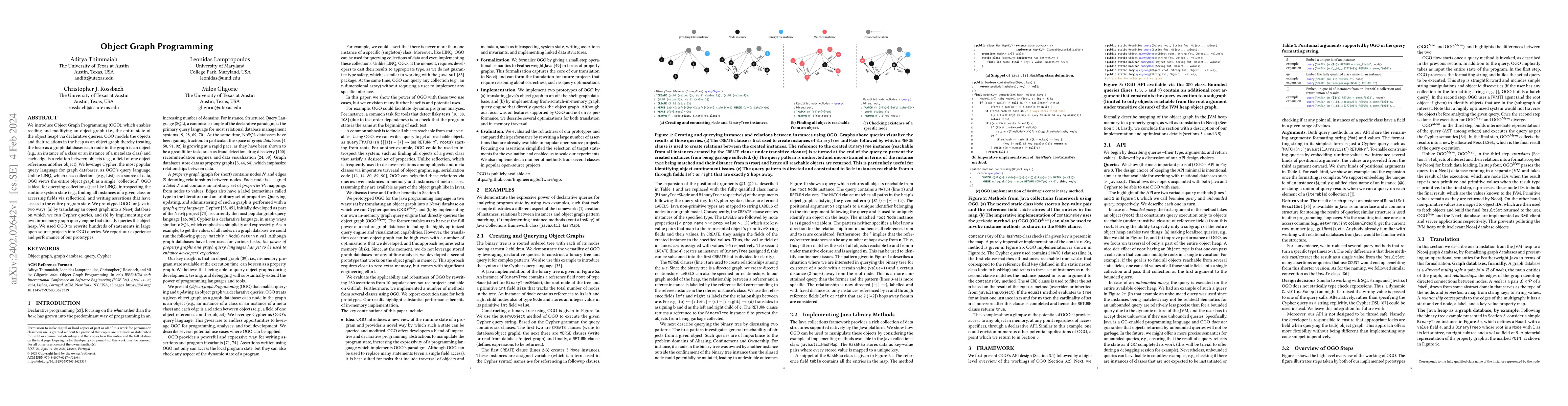 Thumbnail for Object Graph Programming