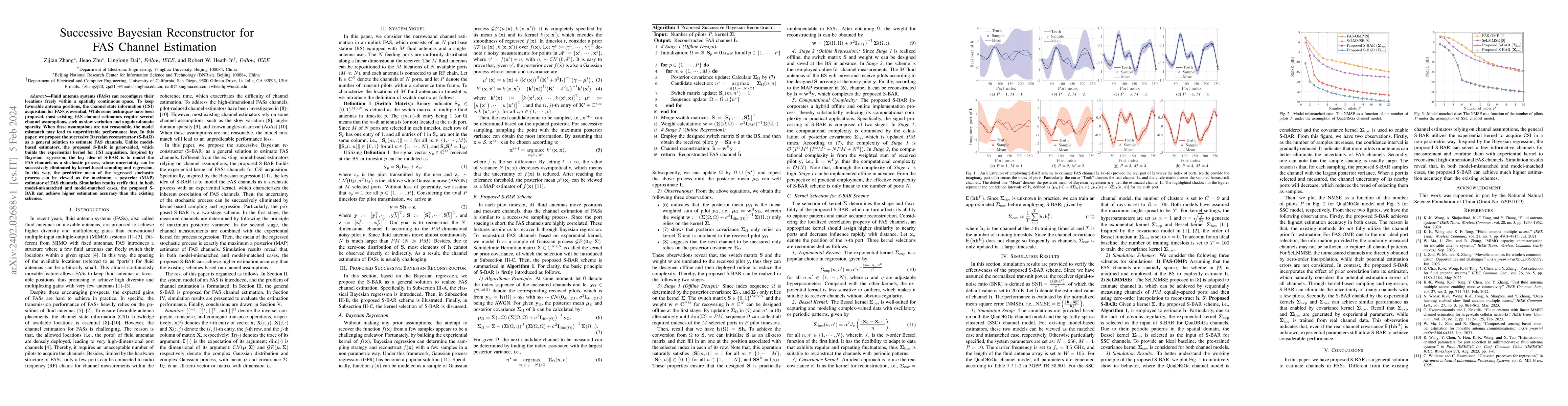 Thumbnail for Successive Bayesian Reconstructor for FAS Channel Estimation