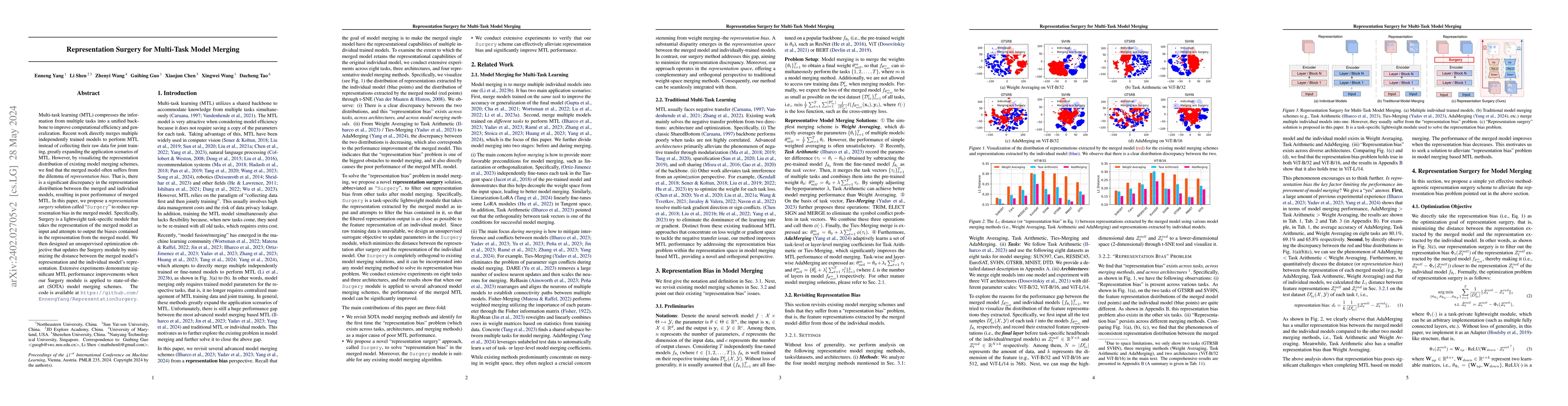 Thumbnail for Representation Surgery for Multi-Task Model Merging
