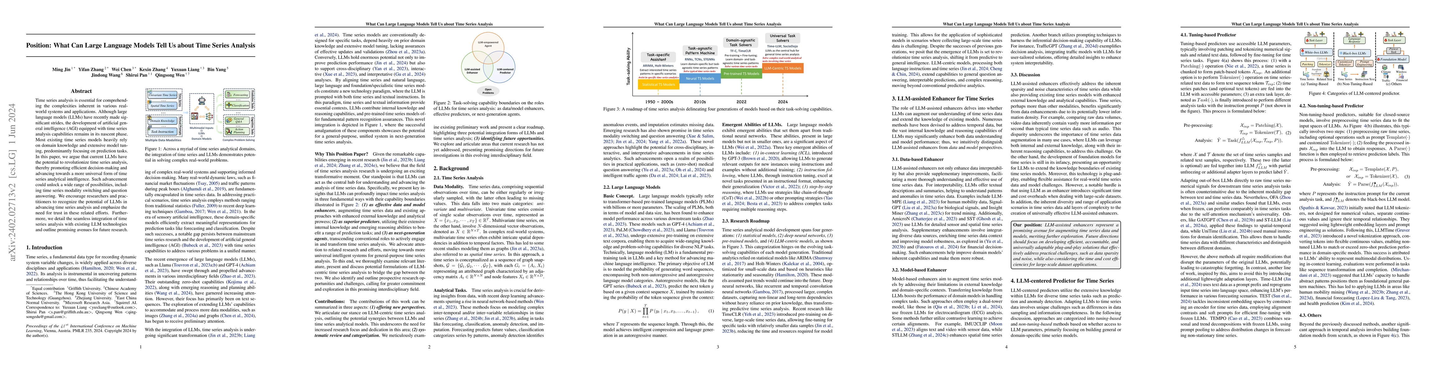 Thumbnail for Position: What Can Large Language Models Tell Us about Time Series
  Analysis
