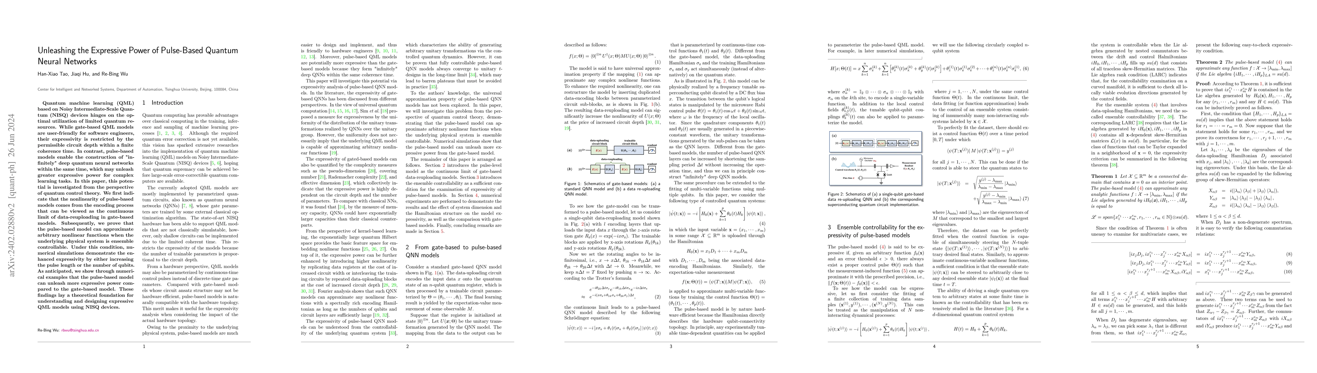 Thumbnail for Unleashing the Expressive Power of Pulse-Based Quantum Neural Networks