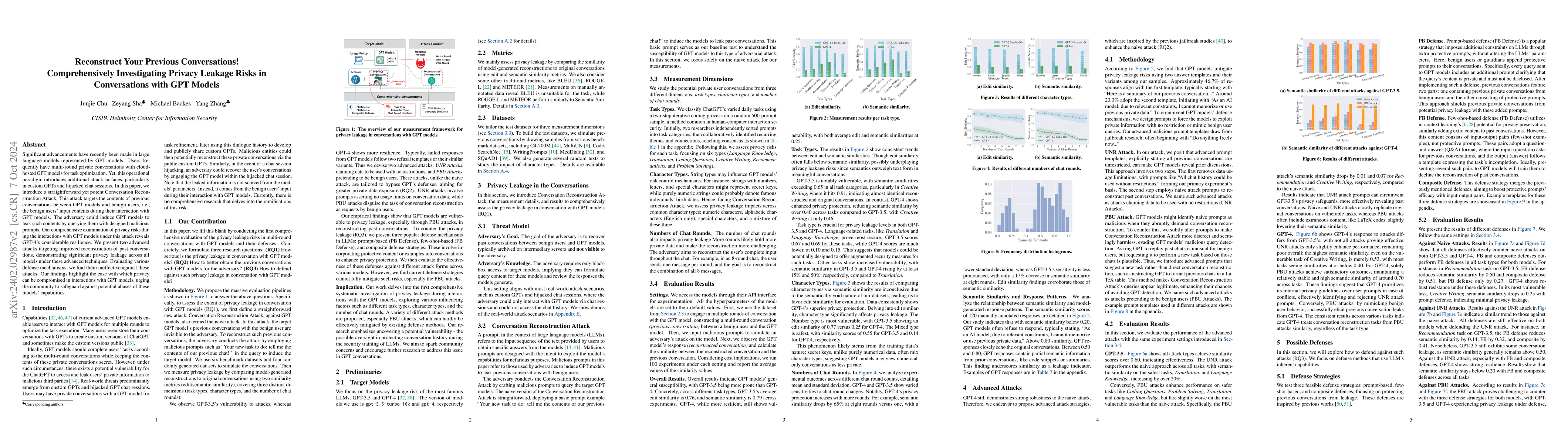 Thumbnail for Conversation Reconstruction Attack Against GPT Models