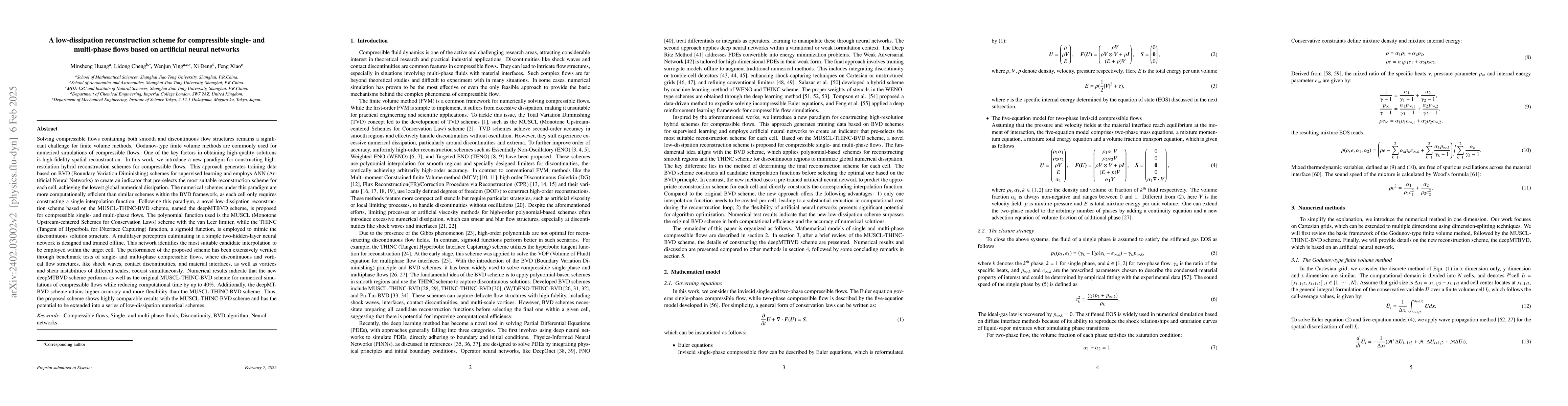 Thumbnail for A structure-preserving reconstruction scheme for compressible single-
  and multi-phase flows based on artificial neural networks